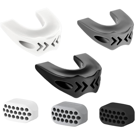 Jaw Trainer-Jawline Exerciser for Men & Women|3 Resistance Levels Jaw Exerciser for Beginner Intermediate & Advanced Users