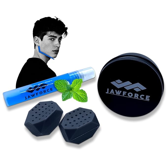 JawForce Jaw Exerciser for Men & Women, Small Size Jawline Exerciser