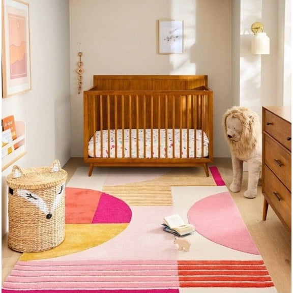 Jawa collection Handmade Modern Abstract Design Hand Tufted Area Rug Hand Tuft Wool Rug