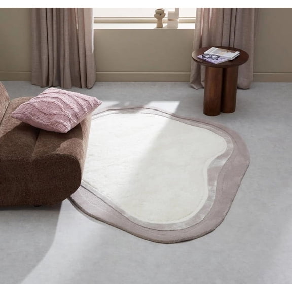 Jawa collection Handmade Modern Abstract Design Hand Tufted Area Rug Hand Tuft Wool Rug