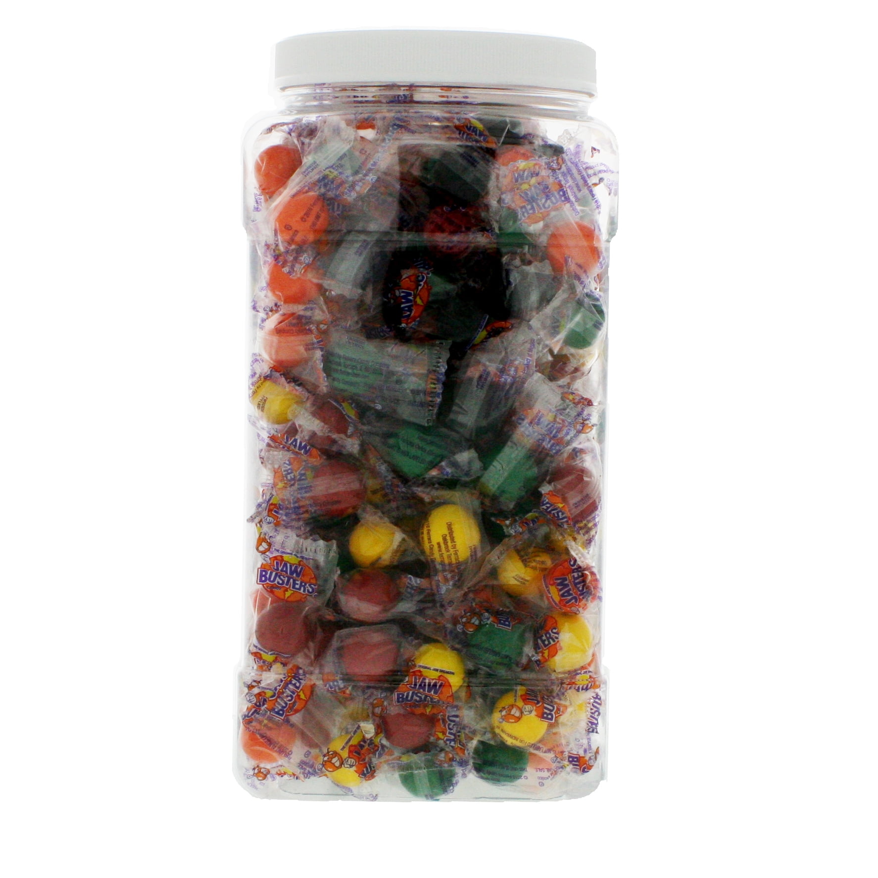 Jawbuster 3 Pound Bulk Individually Wrapped Jaw Buster Jawbreakers