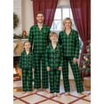 thumbnail image 1 of Jaweiwi Matching Family Plaid Pajamas Set for Christmas, Long Sleeve Shirt with Pants Plaid Sleepwear Loungewear for Holiday Wear, 1 of 10