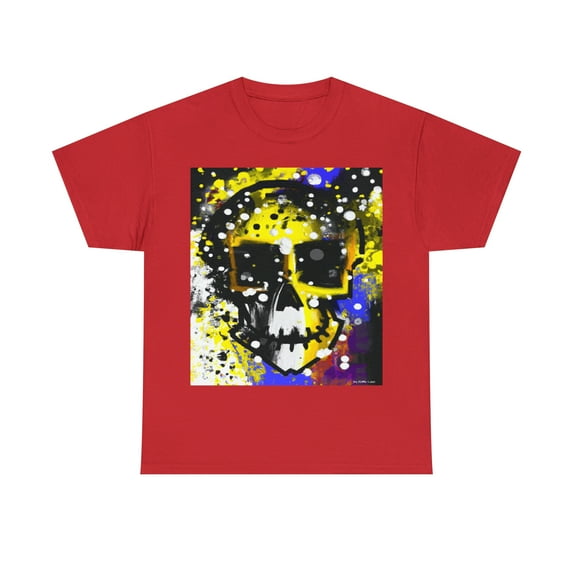 Jawline by KxMx Lane Unisex Heavy Cotton Skull Tshirt