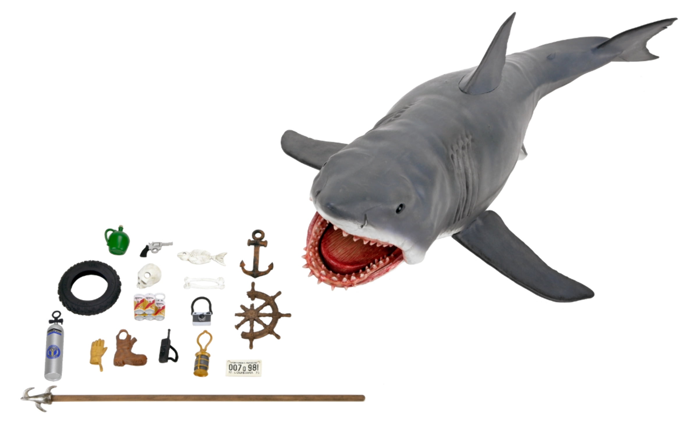 THE GAME OF JAWS 50TH ANNIVERSARY フィギュア NECA, Jaws 50th Anniversary Action Figure, 15 Inch The Game of