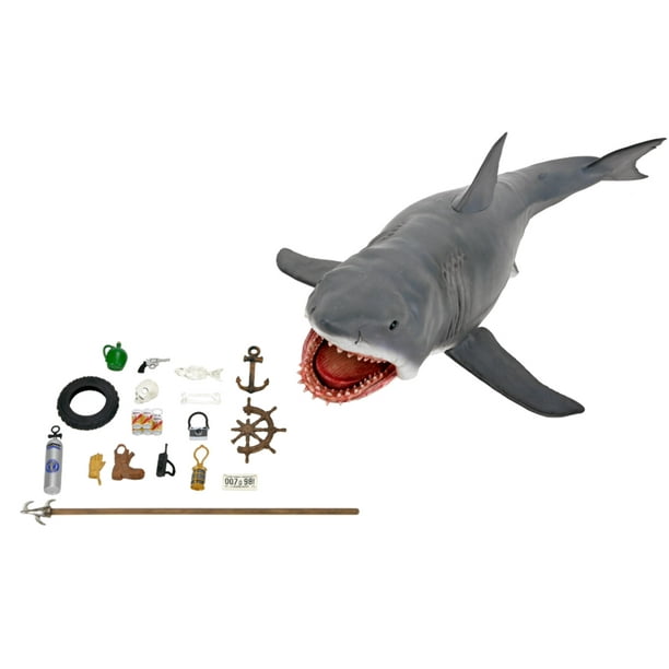 JAWS アクションフィギュア The Game of Jaws ジョーズ　特大 NECA, Jaws 50th Anniversary Action Figure, 15 Inch The Game of