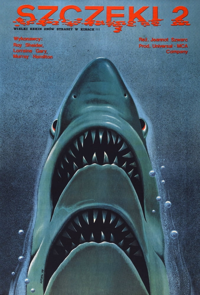 Jaws 2 Canvas Art - (24 x 36)