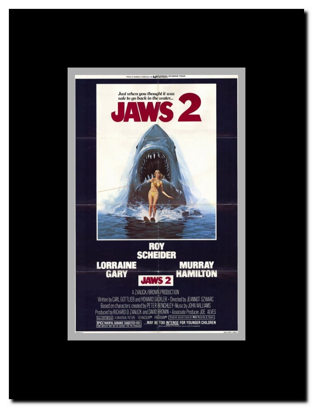 Jaws 2 Framed Movie Poster