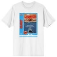 thumbnail image 1 of Jaws 2 Horror Movie Cover White Graphic Tee Shirt - M, 1 of 2