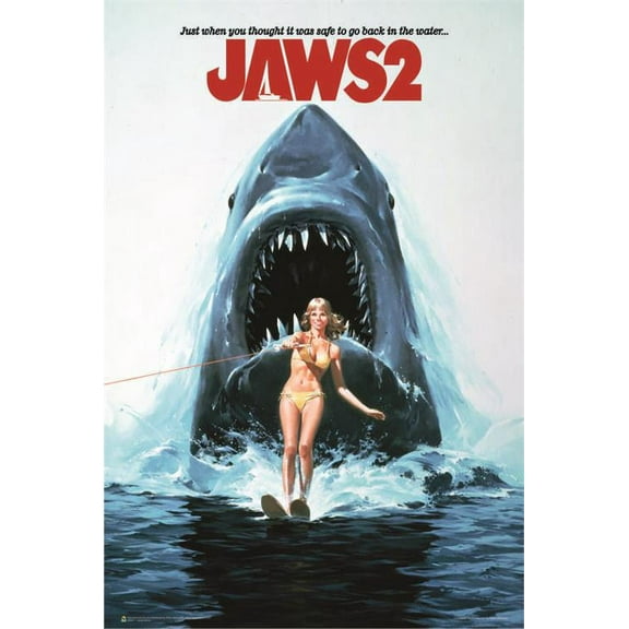 Jaws 2 Movie Poster 24-by-36 Inches