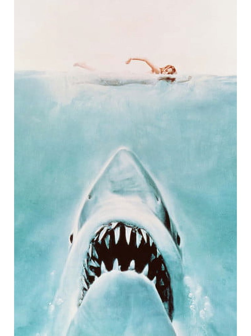 Jaws 24x36 Poster classic poster artwork shark about to attack
