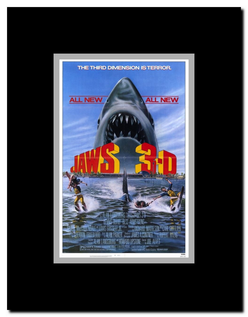 Jaws 3 Framed Movie Poster