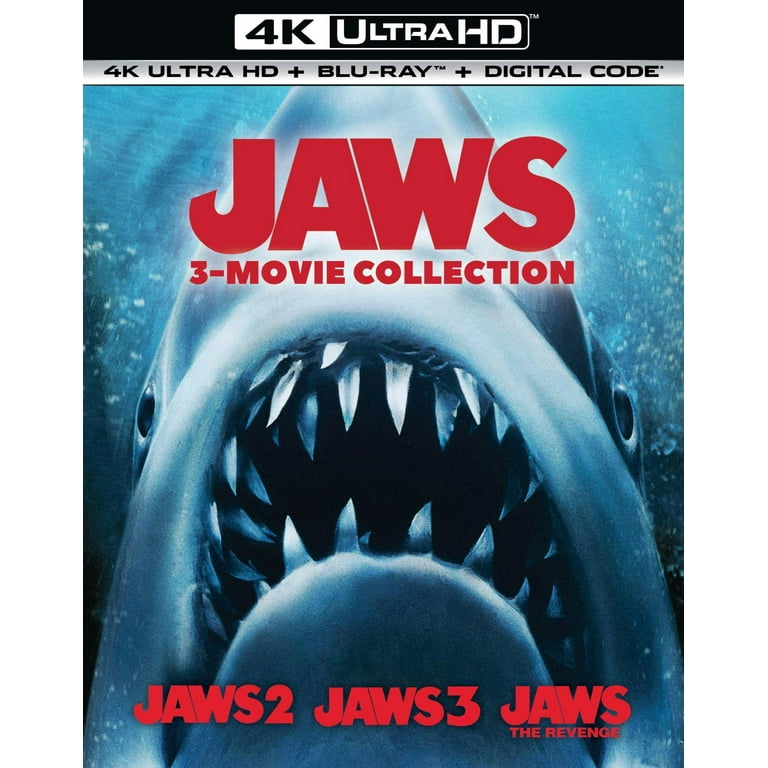 Jaws: 3-Movie Collection (4K Ultra HD + Blu-ray + Digital