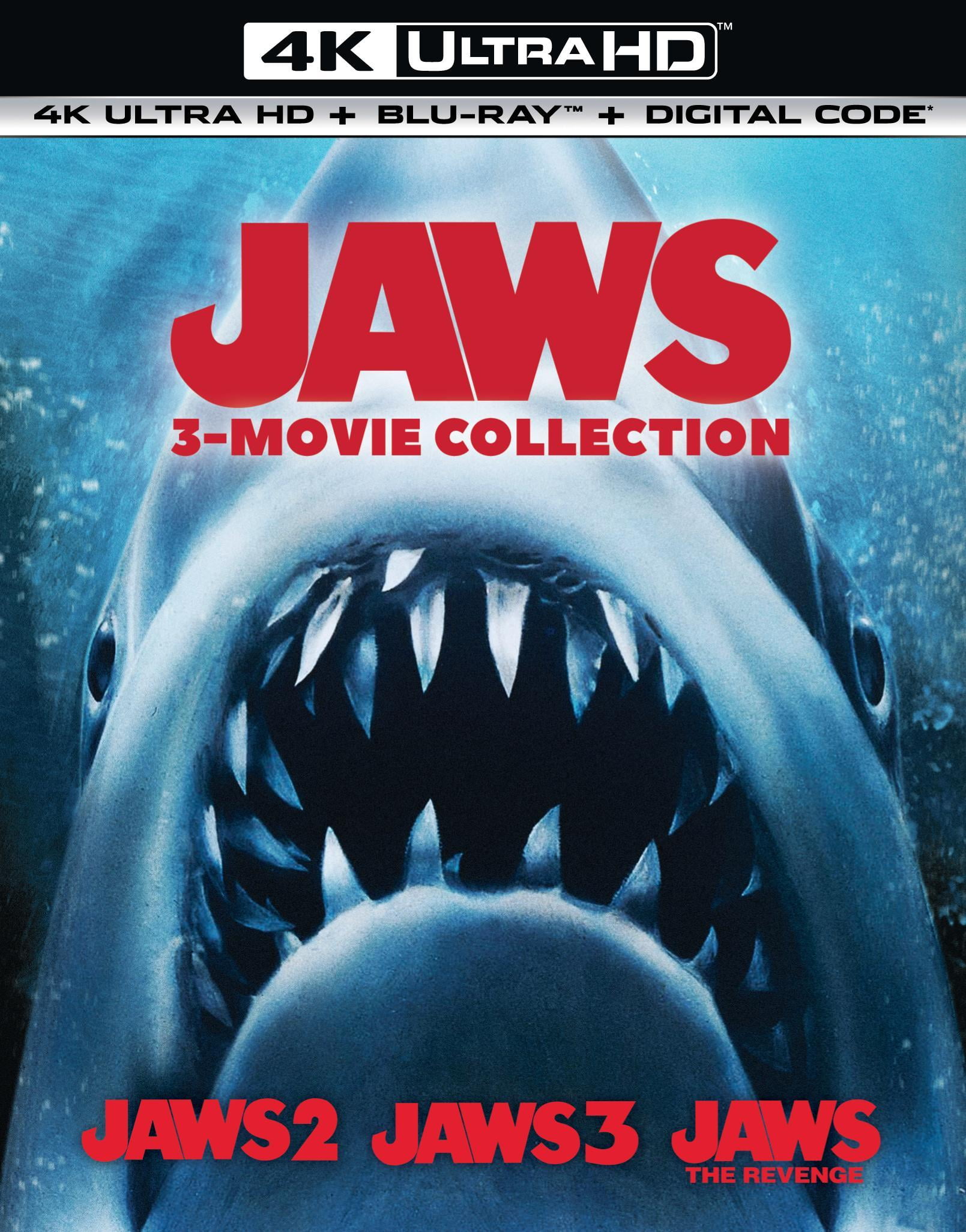 Jaws 3-Movie Collection - 4K Ultra HD + Blu-ray + Digital (4K Ultra HD + Blu-ray) [UHD]