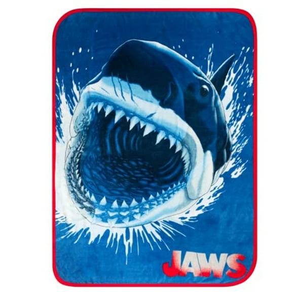 Jaws (46 x 60) inch All Occasion Super Soft Bedding Micro Raschel Lightweight Throw Blanket
