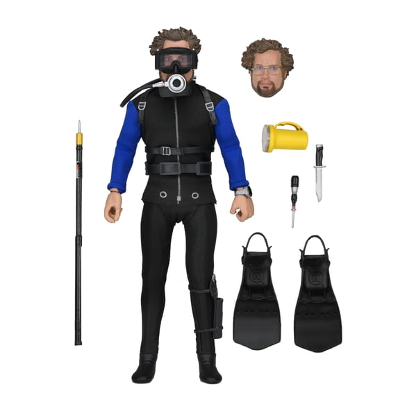 NECA Jaws – 8” Clothed Action Figure – Matt Hooper (Shark Cage)
