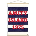 thumbnail image 1 of Jaws - Amity Island 1975 Wall Poster with Wooden Magnetic Frame, 22.375" x 34", 1 of 3