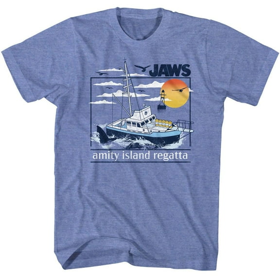 Jaws Amity Island Regatta Men's T Shirt