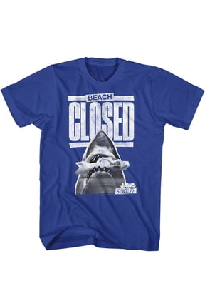 Jaws Beach Closed Royal T-Shirt