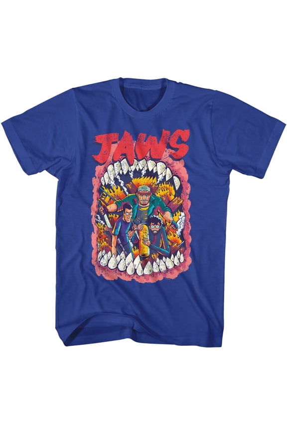 Jaws Big Mouth Royal T-Shirt