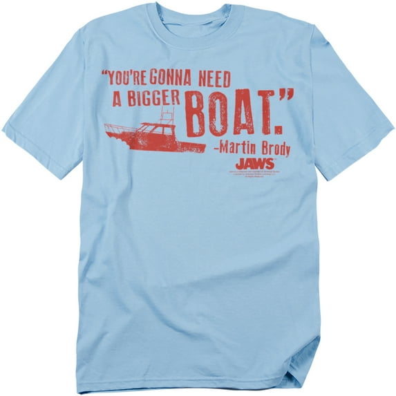 Jaws T-Shirt Bigger Boat Unisex Graphic Tee For Men & Women