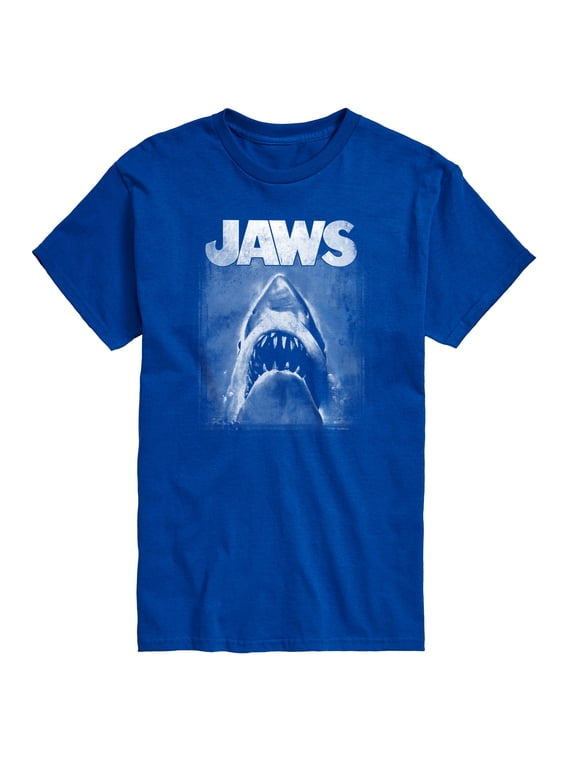 - Black and White Shark Men's Short Sleeve Graphic T-Shirt