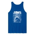 thumbnail image 1 of Jaws - Black and White Shark - Men's Sleeveless Graphic Tank, 1 of 3