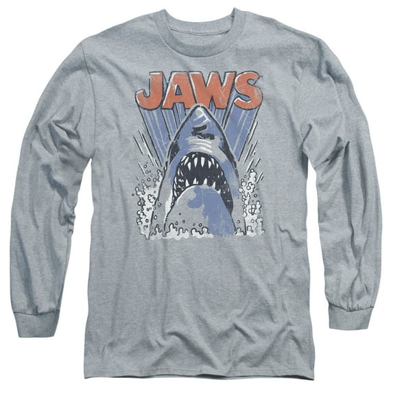 Jaws - Comic Splash - Long Sleeve Shirt - Small
