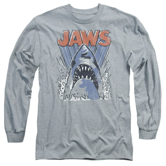 Jaws - Comic Splash - Long Sleeve Shirt - XX-Large