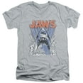 thumbnail image 1 of Jaws - Comic Splash - Slim Fit V Neck Shirt - Large, 1 of 2