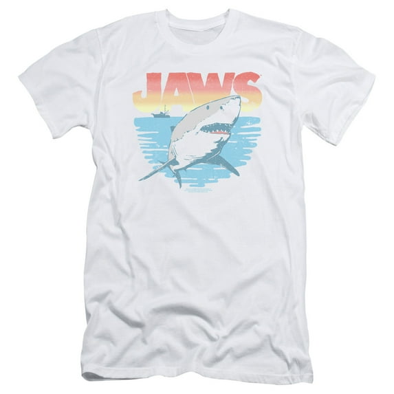 Jaws Cool Waves S/S Adult 30/1 T-Shirt White