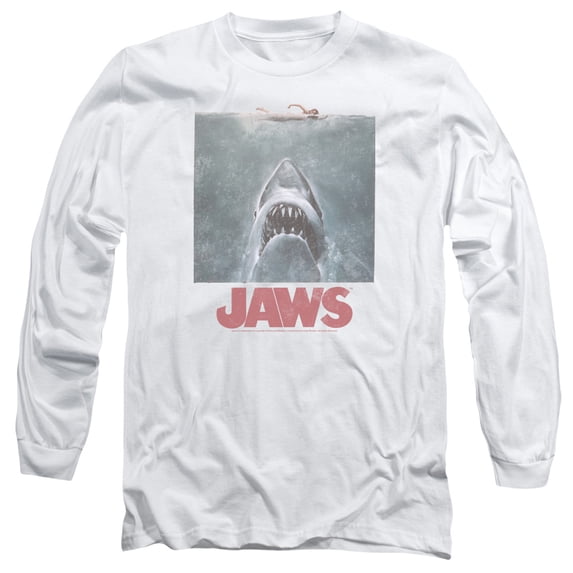 Jaws - Distressed Jaws - Long Sleeve Shirt - Small