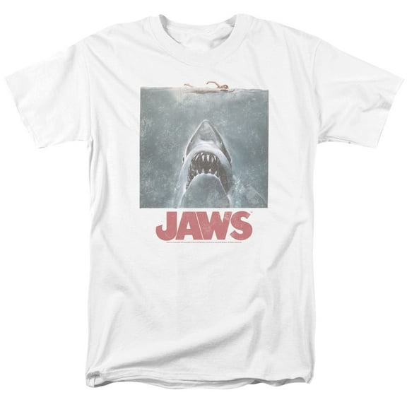 Jaws Distressed Jaws S/S Adult 18/1 T-Shirt White