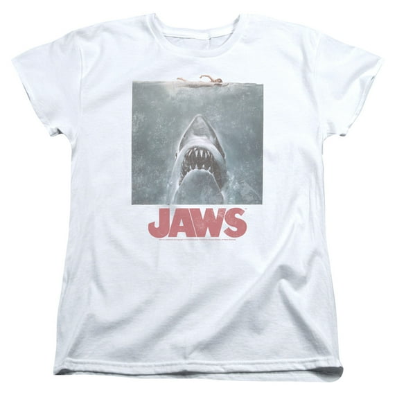Jaws - Distressed Jaws - Women's Short Sleeve Shirt - XX-Large