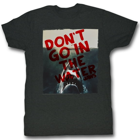 Jaws Don't Do It Black Heather Adult T-Shirt