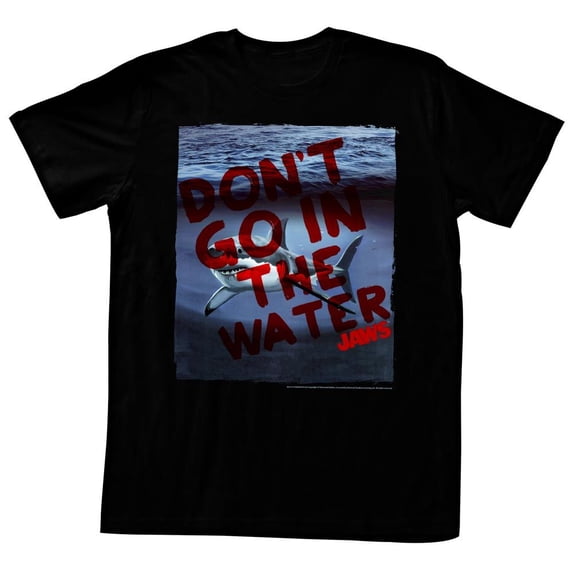 Jaws Don't Go Black Adult T-Shirt 2Xlt