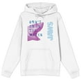 thumbnail image 1 of Jaws Don't Go in the Water Men's White Graphic Hoodie-XXL, 1 of 4