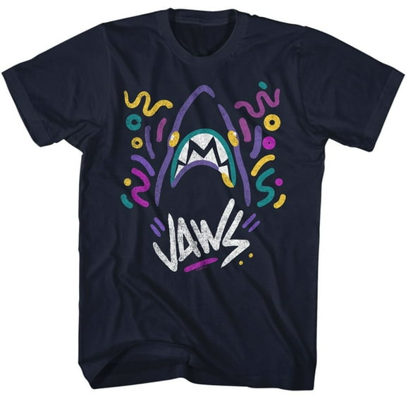 Jaws Doodles Navy T-Shirt