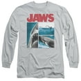 thumbnail image 1 of Jaws Instajaws Long Sleeve T-Shirt Adult 18/1 Silver, 1 of 1