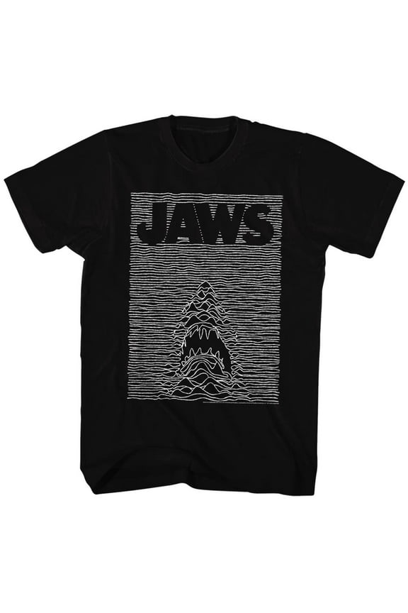 Jaws Jaw Division Black Adult T-Shirt