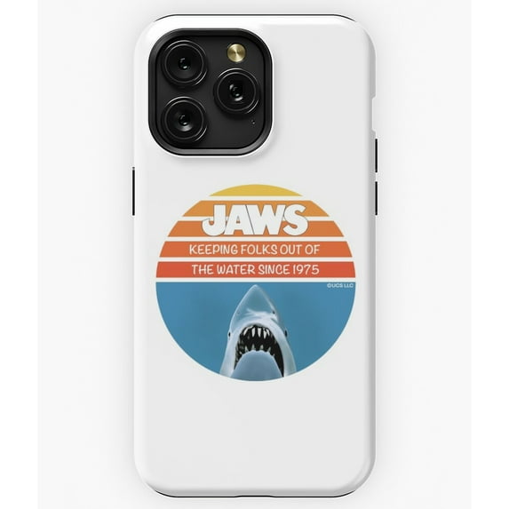 Jaws Keeping Folks Out Of The Water Since 1975 A11758 Phone Case for iPhone 11 to 17 Pro Max