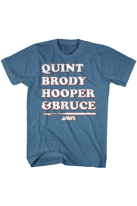 Jaws Legends Pacific Blue Heather Adult T-Shirt