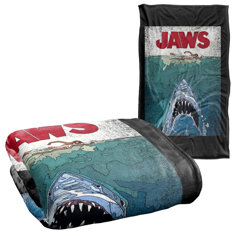 Jaws Throw Blanket