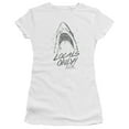 thumbnail image 1 of Jaws Locals Only S/S Junior Women's T-Shirt Sheer White, 1 of 2