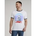 thumbnail image 1 of Jaws Men's & Big Men's Ringer Graphic Tee, Sizes S-3XL, 1 of 6
