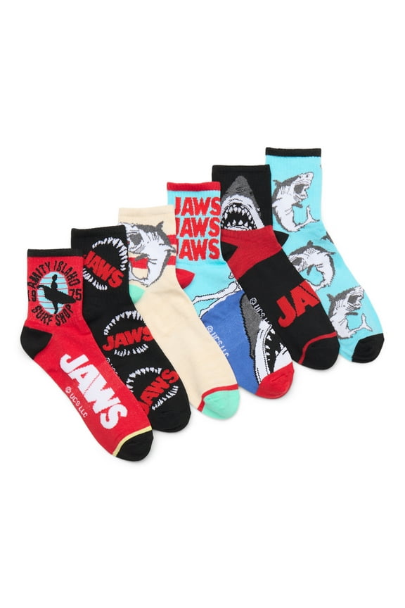 Men's Quarter Crew Ankle Socks, 6-Pack, Shoe Sizes 8-12