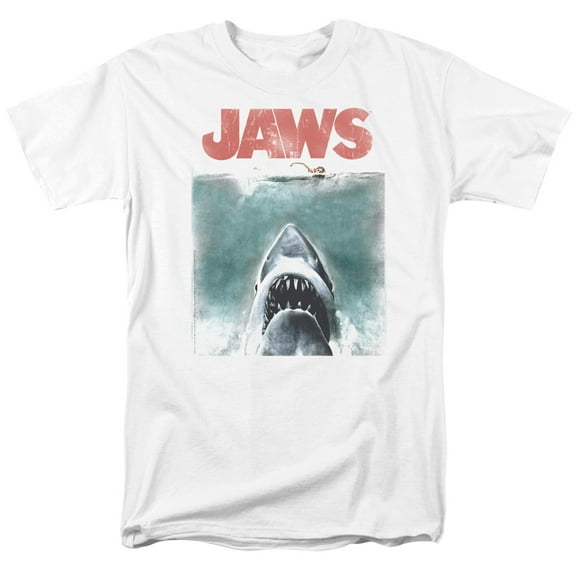 Jaws Men's Vintage Poster T-shirt Large White