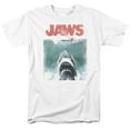 thumbnail image 1 of Jaws Men's Vintage Poster T-shirt Medium White, 1 of 2