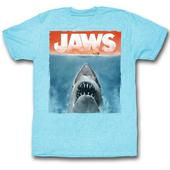 Jaws Movies Colors Adult Short Sleeve T Shirt