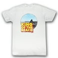 thumbnail image 1 of Jaws Movies King Of The Beach Adult Short Sleeve T Shirt, 1 of 2