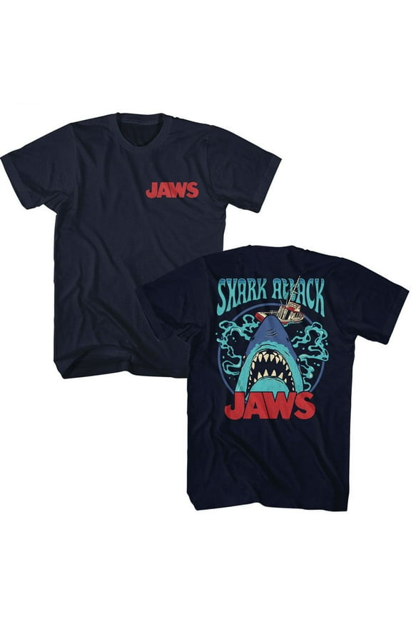 Jaws Name Navy T-Shirt